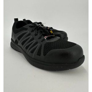Brazos Black Lace-up Steel Toe Shoes sz 10 Women's NWT/NWOB Lace-up Safety Shoes